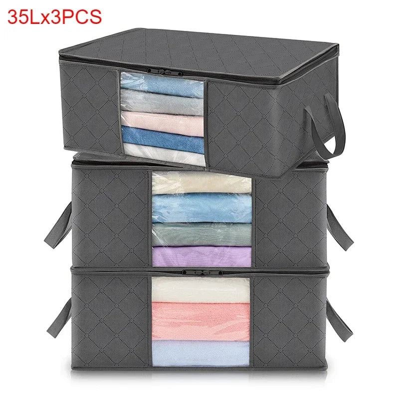 VOYAS Foldable Closet Storage Organizer