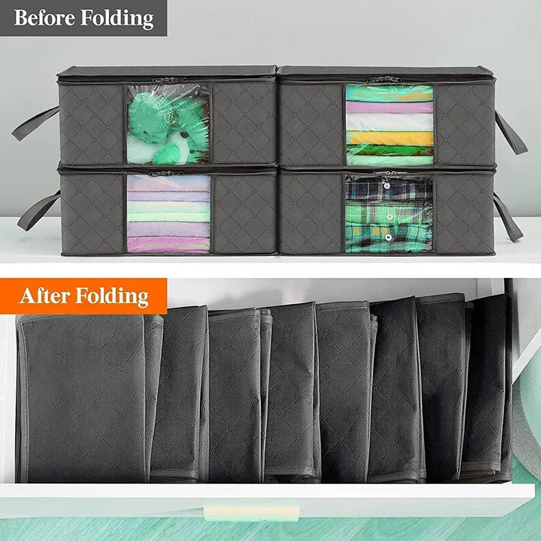 VOYAS Foldable Closet Storage Organizer