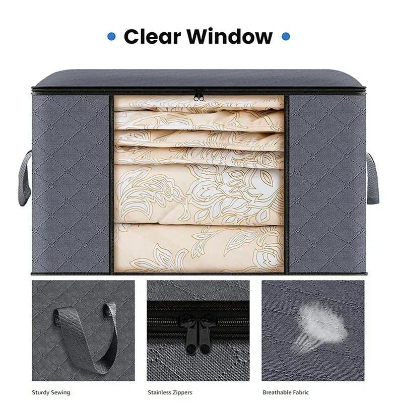 VOYAS Foldable Closet Storage Organizer