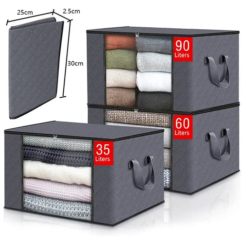 VOYAS Foldable Closet Storage Organizer